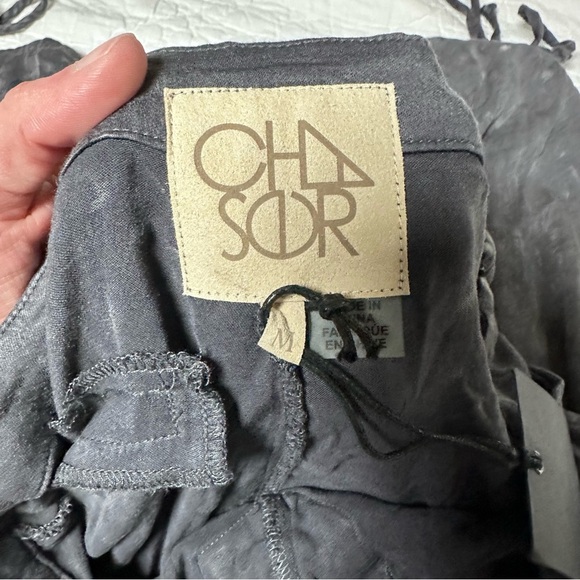Chaser pants Black Lace Up Pants acid wash - Picture 8 of 12